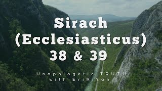 Sirach/Ecclesiasticus Chapters 38 & 39