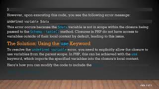 Resolving the undefined variable Error When Adding a Column in Laravel