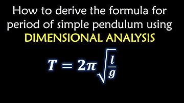 DERIVE the formula for PERIOD of a PENDULUM