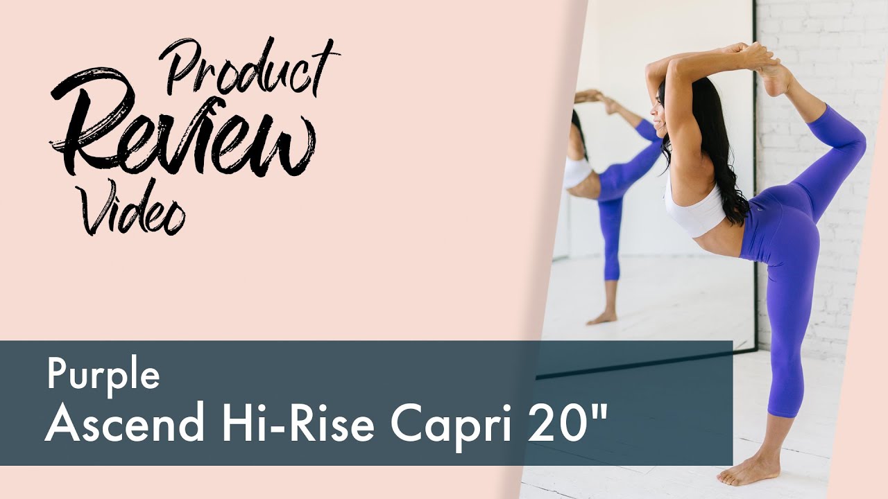 Purple Ascend Hi-Rise Capri 20\