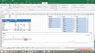 Pivot Table-6 (Slicer and Timeline in Pivot Table)