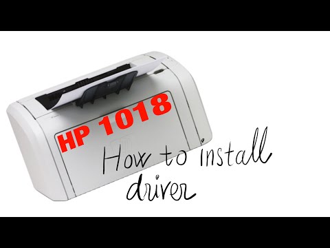 How to install hp 1018 printer driver l cài đặt máy in HP 1018 ntn