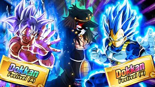 ALL THE TICKETS! UI GOKU AND SSBE VEGETA ANNIVERSARY SUMMONS! (DBZ Dokkan Battle)