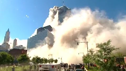 Rare video from ground zero on 9/11