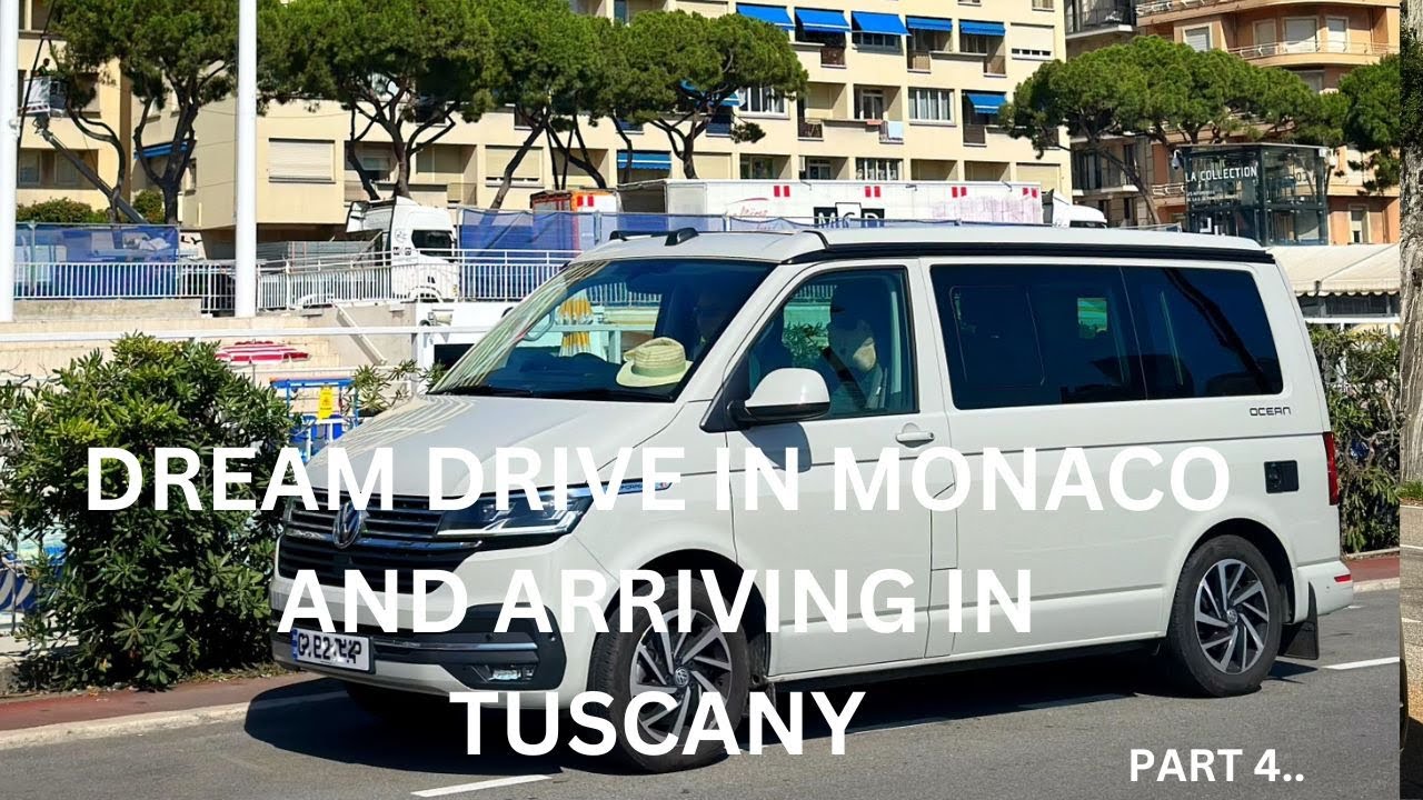 Monaco to Tuscany in our VW California ocean Campervan with our dog
