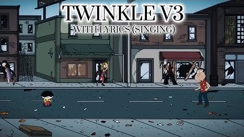 FNF Darkness Takeover | Twinkle V3 with Lyrics (Singing)