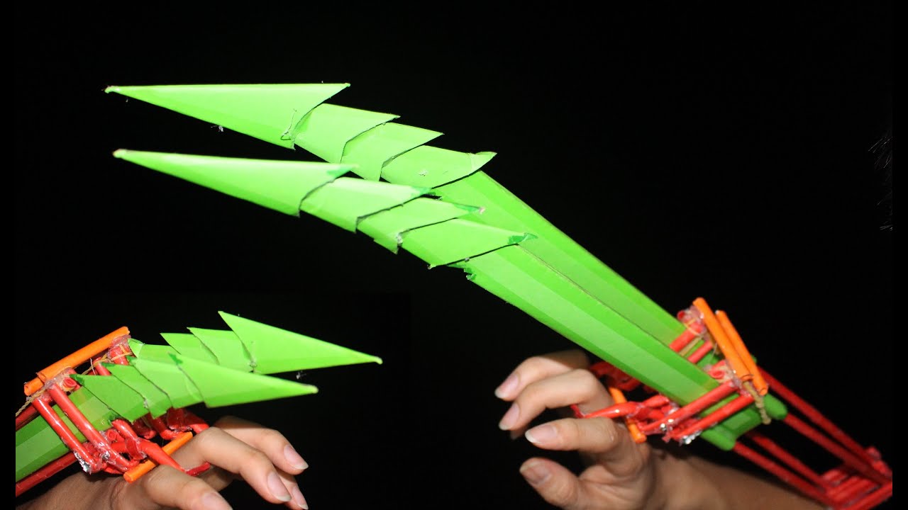 Hacer las garras del Aliens vs Predator juego | garras de papel