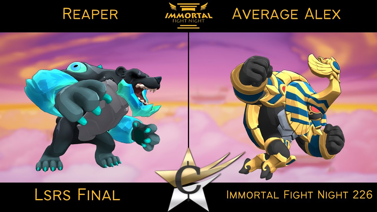 Immortal Fight Night 226 Lsrs Final - Reaper (Etalus) Vs Average Alex ...