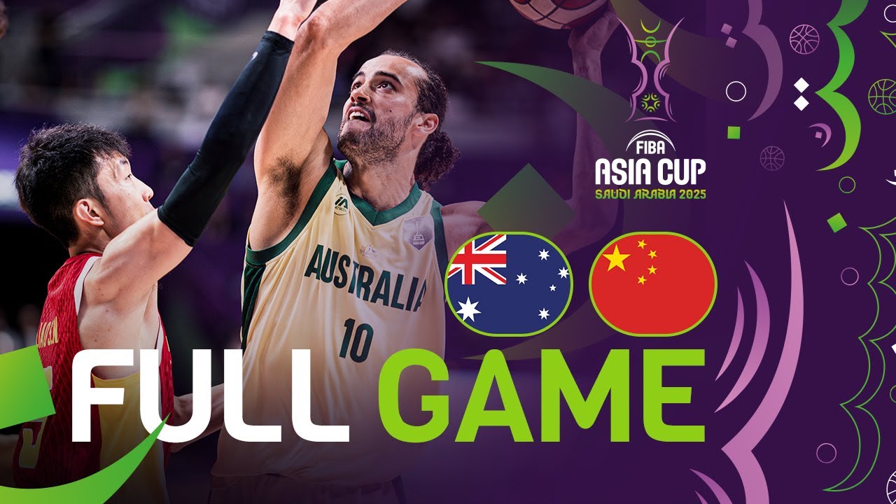 Final | Australia v China | Full Basketball Game | FIBA Asia Cup 2025