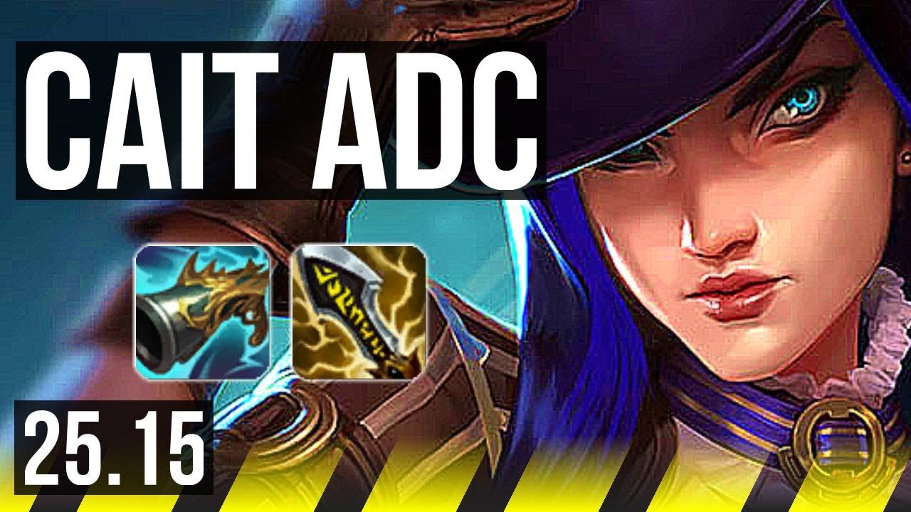 CAITLYN & Zoe vs YUNARA & Blitzcrank (ADC) | 6/1/8 | KR Master | 25.15