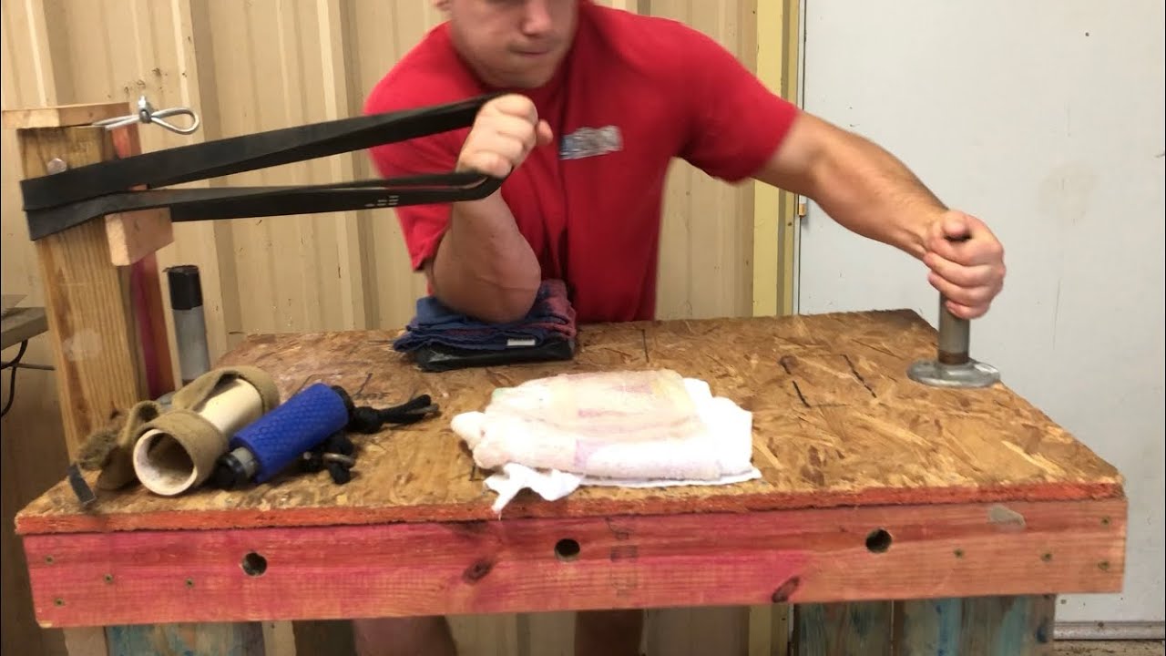 Resistance Band Home Armwrestling Training Workout YouTube