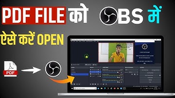 how to add pdf in obs studio | obs studio tutorial | obs studio me pdf kaise open kare | vk adda 2.0