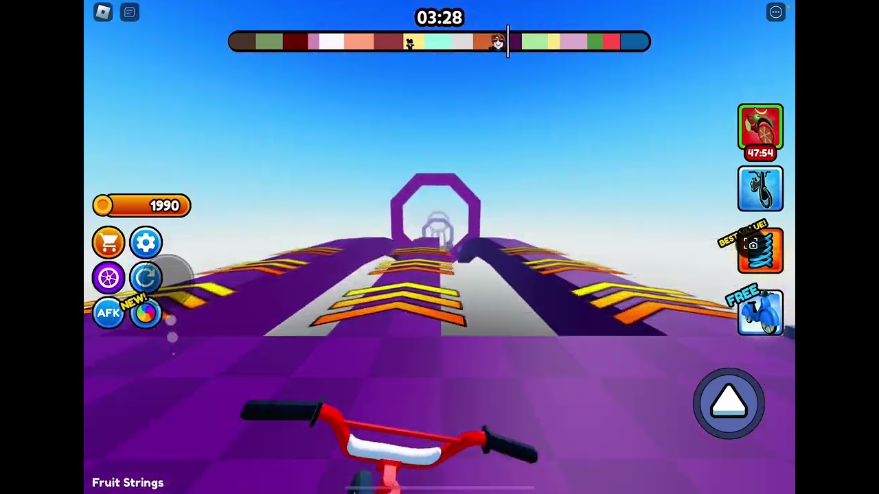 Playing bike of hell HUNT EVENT