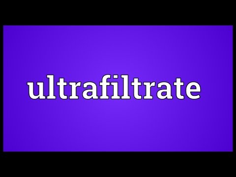 Header of ultrafiltrate