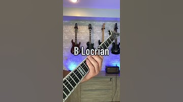 How to play the Locrian mode on guitar #shorts