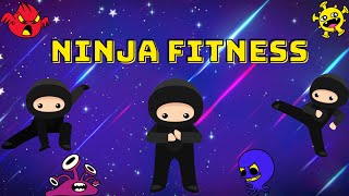निंजा फिटनेस - बच्चों के लिए व्यायाम खेल - दिमाग को आराम देने वाला खेल screenshot 5