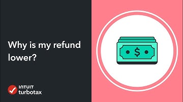 Why is my refund lower? - TurboTax Support Video