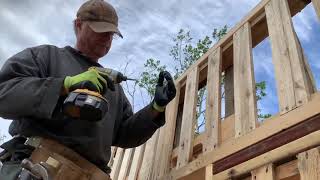 Pallet Cabin - Headers and Rafters - E09