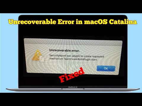 Unrecoverable Error on Mac in macOS Catalina and Cannot Startup Mac [Fixed]