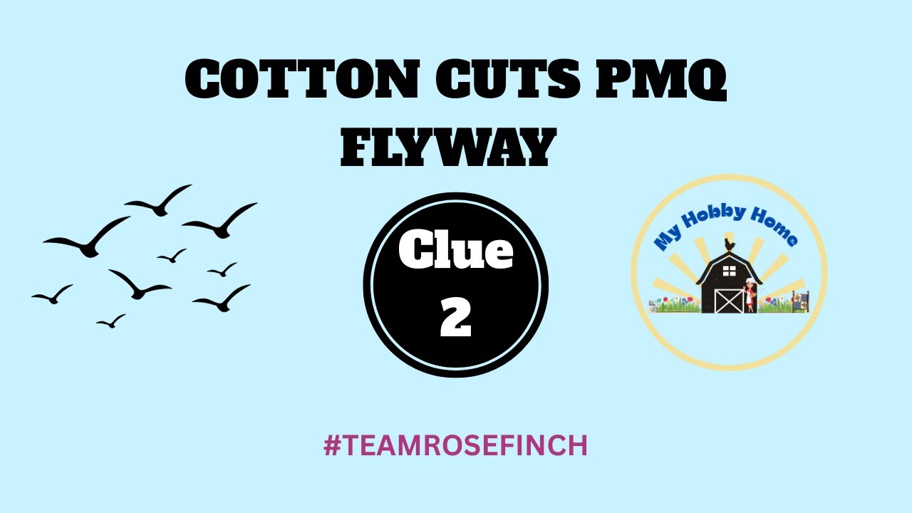 CATCHING UP WORKING COTTON CUTS PMQ FLYWAY - CLUE 2 - YouTube