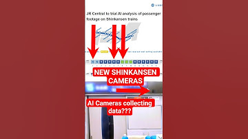 New Tokaido Shinkansen AI Cameras Collecting Data #japan #shinkansen