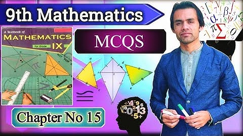 Review Exercise 15 MCQS | Chapter 15 Pythagoras Theorem | Class 9th math