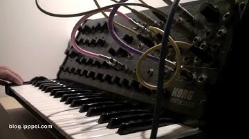 Korg MS-20 loop with trigger accent #korgms20