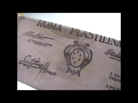 Adding Roma Plastilina Clay to an Armature, Sculpting Process Demo Video