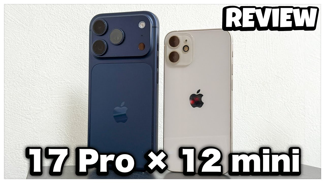 Comparison] Comparing the 12 mini and 17 Pro from 6 years ago, the