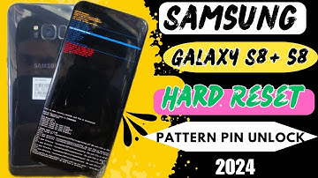 How to Factory Reset Samsung Galaxy S8 Plus S8