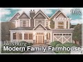 Bloxburg - Modern Family Farmhouse Speedbuild (exterior)