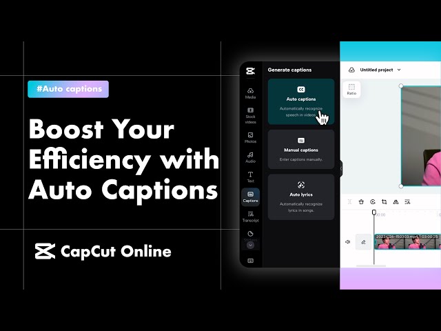 Boost Your Efficiency with Auto Captions