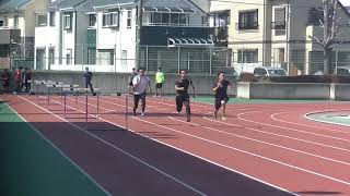 20190314　100m　竹井さん　近藤弘　松田