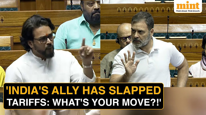 Rahul Gandhi Fires Questions At Government Over Trump's 26% Tariffs | 'BJP Bows Down To Foreigners'