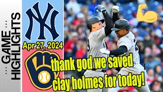 Yankees vs Brewers [TODAY] Highlights | Soto has transformed the Yankees 💥💥💥