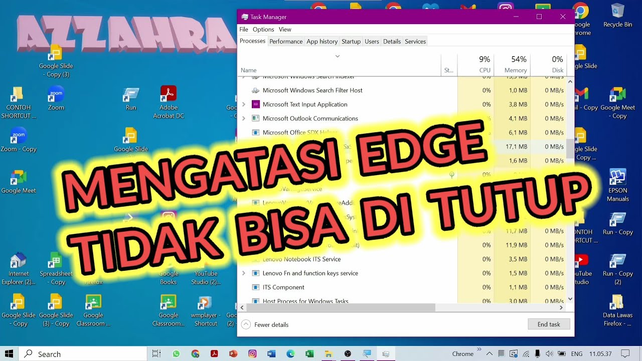 Cara Mengatasi Microsoft Edge Yang Tidak Bisa Ditutup (Resolve