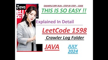 Crawler Log Folder | Leetcode 1598 | Java Code | Developer Coder