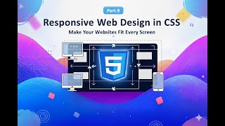 Responsive Web Design in CSS | Make Websites Fit Every Screen (Part 9)