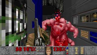 DOOM (1993) - 100% - E1M6 Central Processing