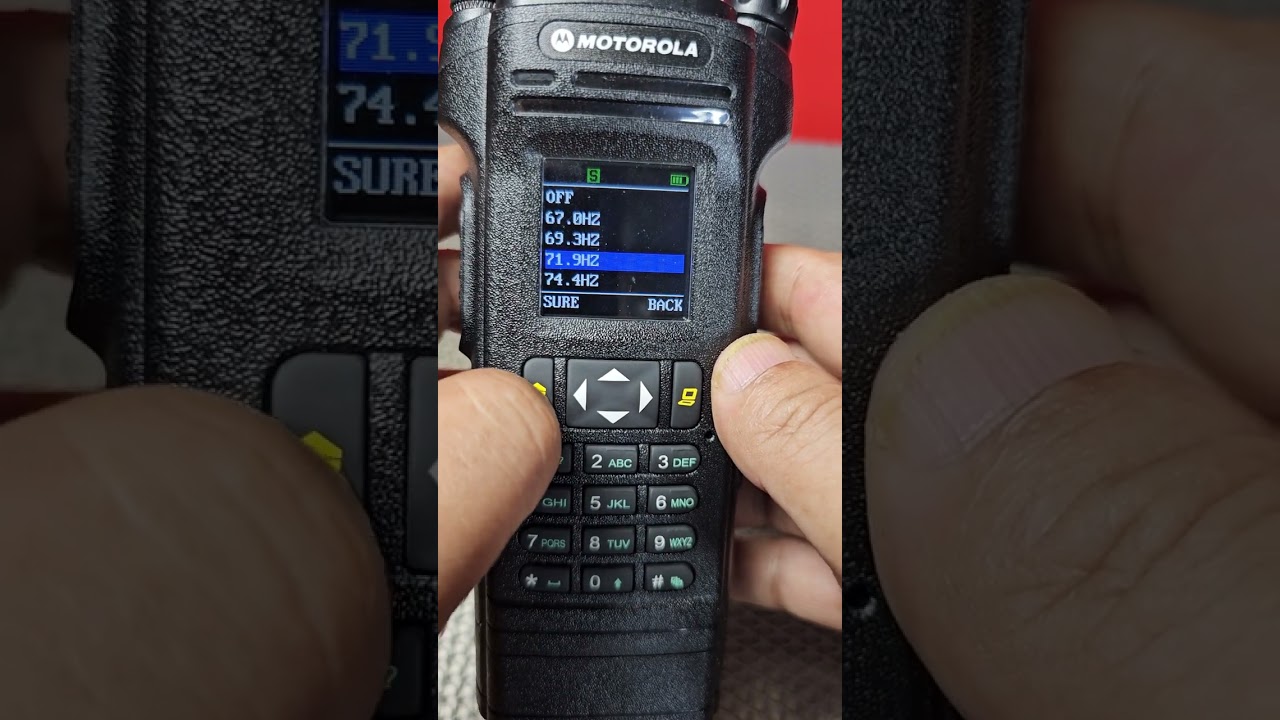 วิธีใส่โทน Tone Motorola APX800