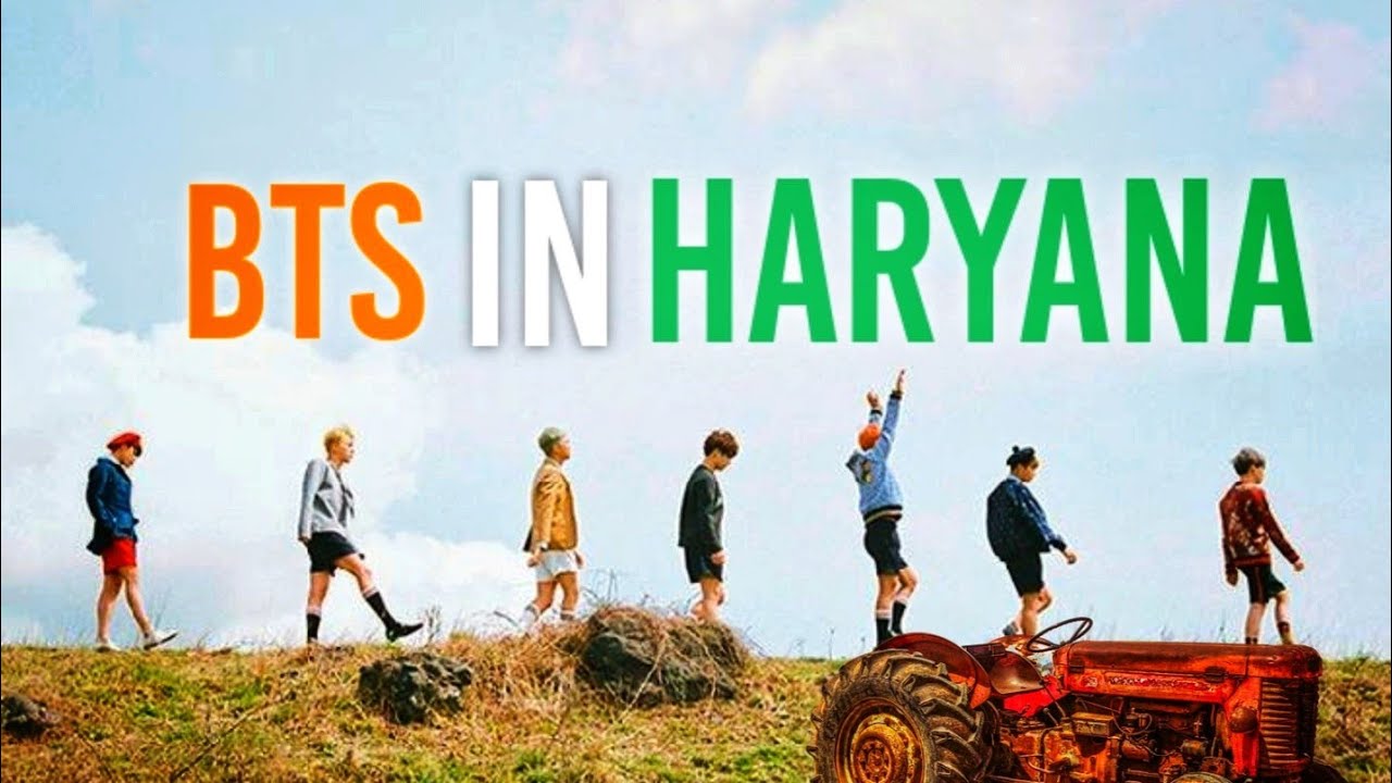 BTS INDIA TOUR || BTS IN HARYANA || BTS MIX - YouTube