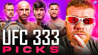 WHO WINS MERAB VS YAN! VOLK VS EVLOEV! UFC 333 Final Picks!