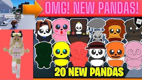 Find The Pandas Updates / 20+ Locations / Roblox find the pandas Gameplay