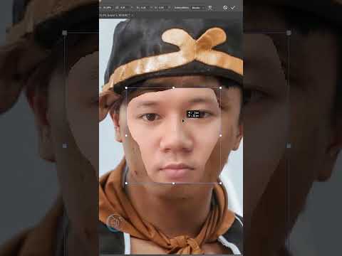 Video Hướng dẫn ghép mặt Photoshop | Cường Công Nghệ #shorts - youtube