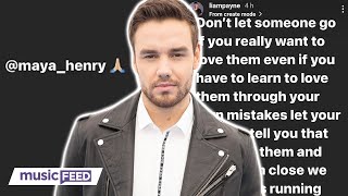 Liam Payne Trying to WIN Back Maya Henry With Cryptic Posts?!