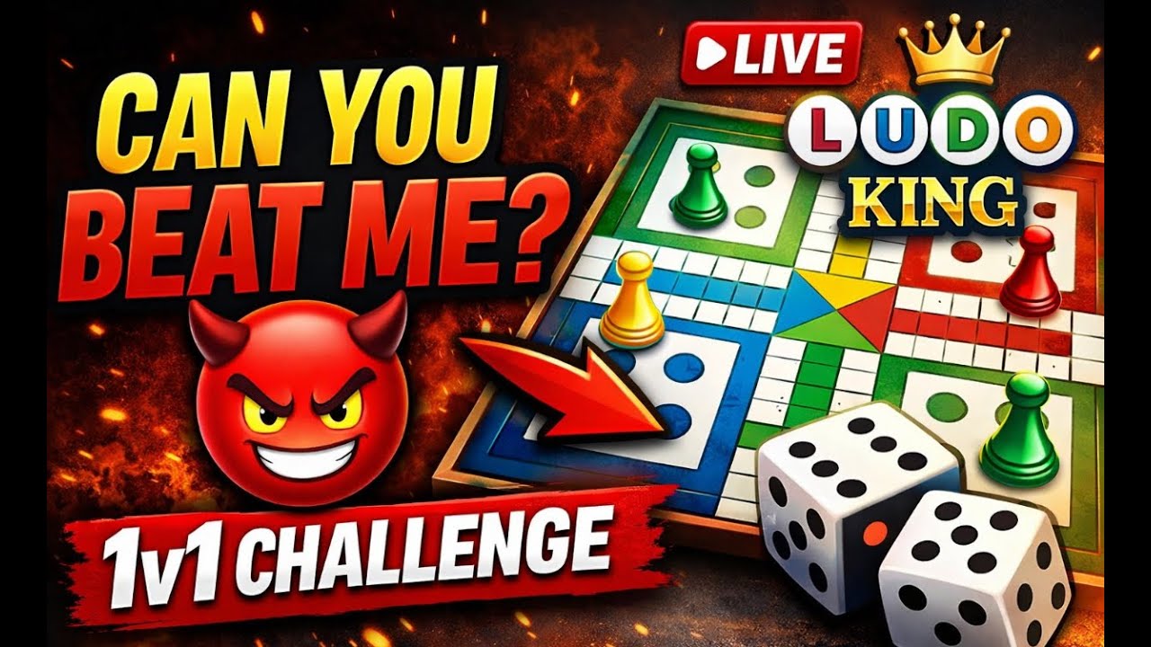 🔴LIVE LUDO KING |CAN YOU BEAT ME? 😈|1v1 CHALLENGE