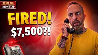 Prank Call | HR Told Him He Was FIRED… Then Asked About A $7,500 Charge 😂😭 | Jubal Prank Calls