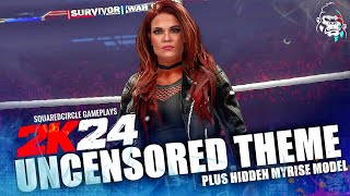 lita new entrance w/ uncensored entrance theme | new wwe 2k24 pc mods