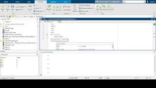 Lesson 4 loops and if statements (MATLAB)