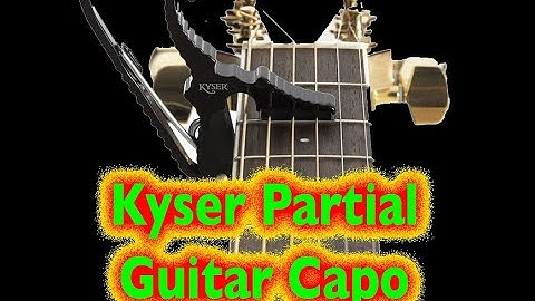 Partial Capo for Alternate Guitar Tuning